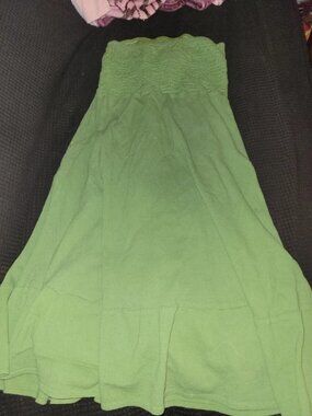 Mossimo green strapless sundress